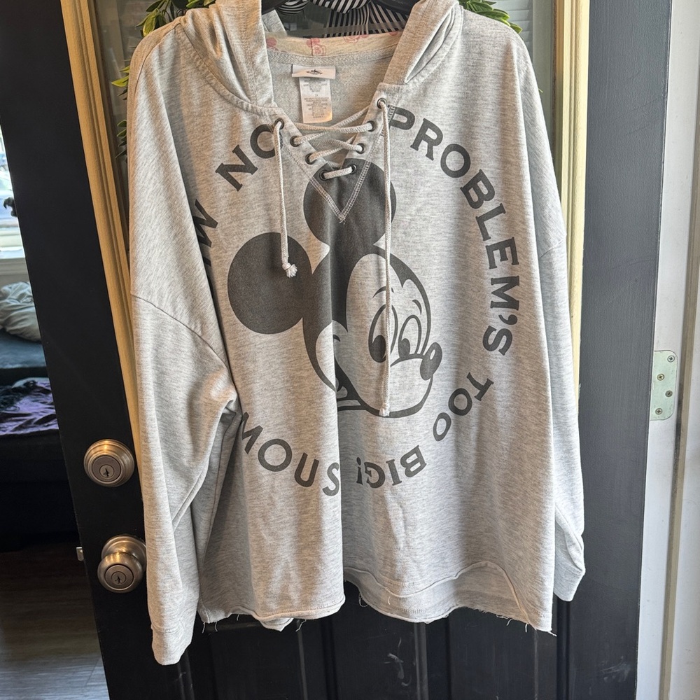 Disney Gray Mickey Mouse Hoodie